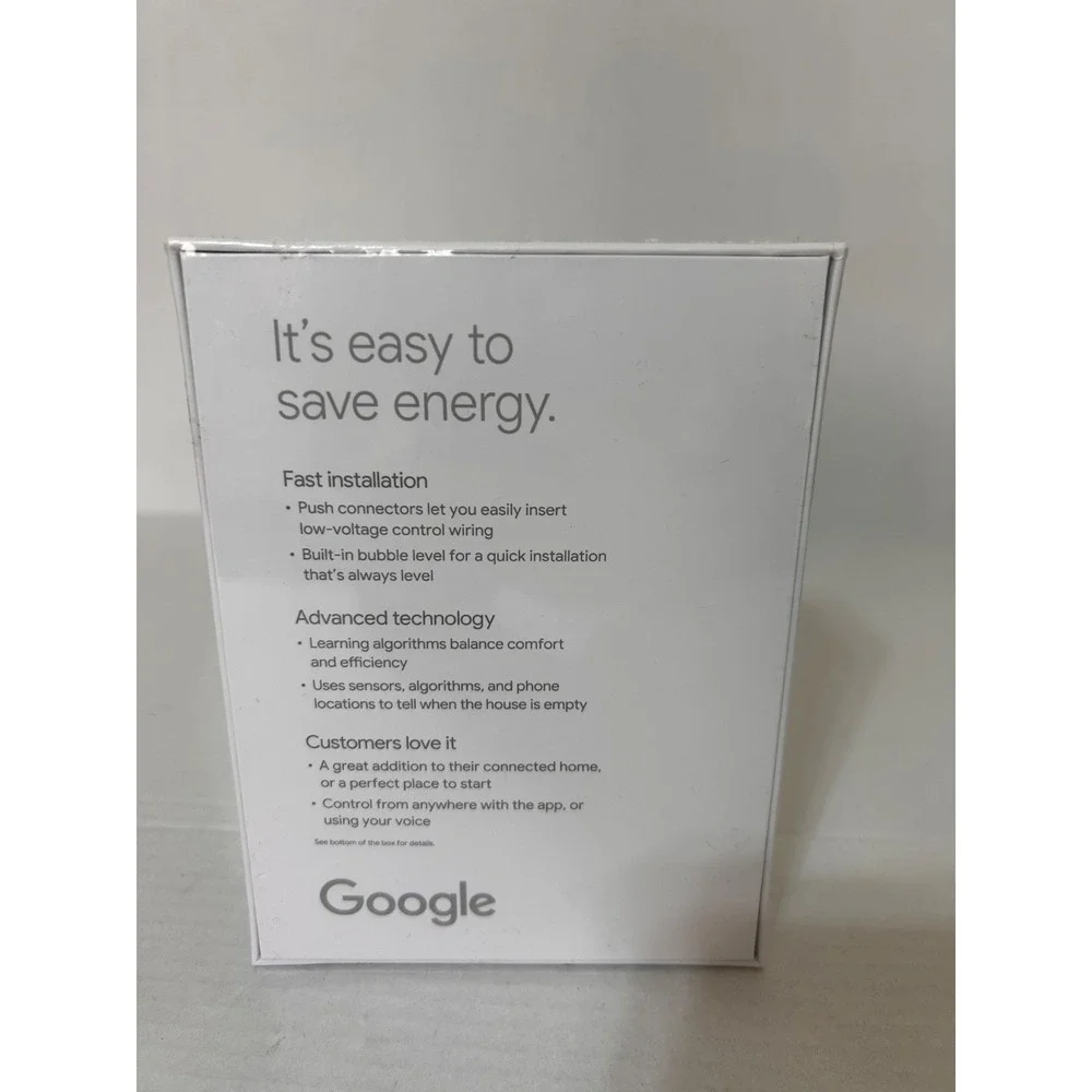 Complete Kit Google Nest T4001ES Nest Thermostat E Smart - White T4000ES Seale